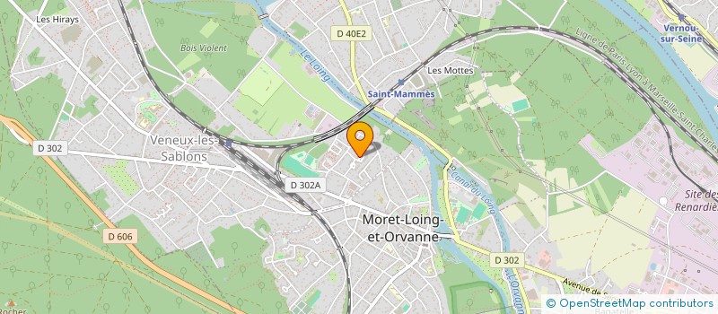 localisation de l'entreprise SOCIETE CIVILE IMMOBILIERE BICHARD IMMO  MORET-LOING-ET-ORVANNE