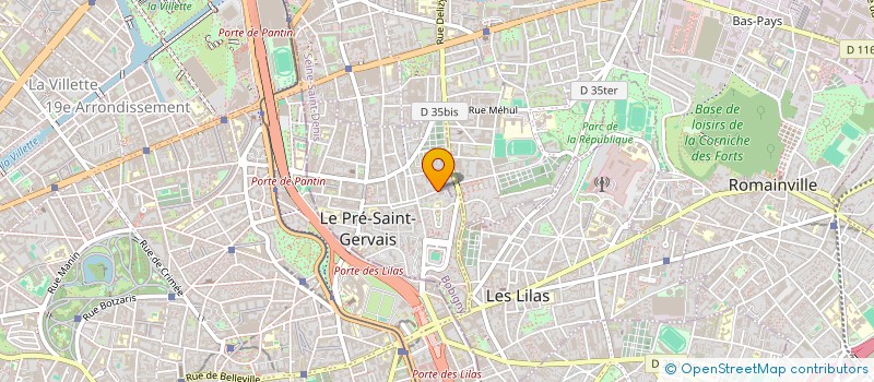 localisation de l'entreprise SOCIETE CIVILE IMMOBILIERE BILOBA à LE PRE-SAINT-GERVAIS