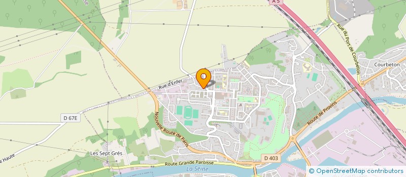 localisation de l'entreprise SOCIETE CIVILE IMMOBILIERE BIOSURVILLE  MONTEREAU-FAULT-YONNE