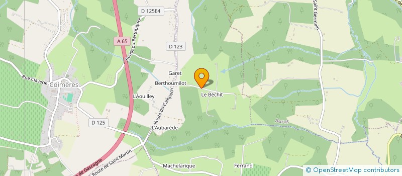 localisation de l'entreprise SOCIETE CIVILE IMMOBILIERE BIREMONT  BROUQUEYRAN