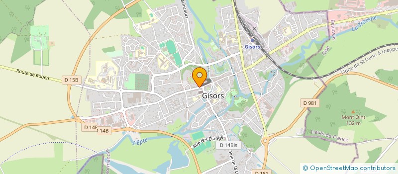 localisation de l'entreprise SOCIETE CIVILE IMMOBILIERE BK IMMO à GISORS