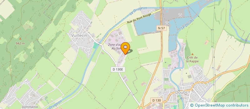 localisation de l'entreprise SOCIETE CIVILE IMMOBILIERE BLANDIN  VUILLECIN