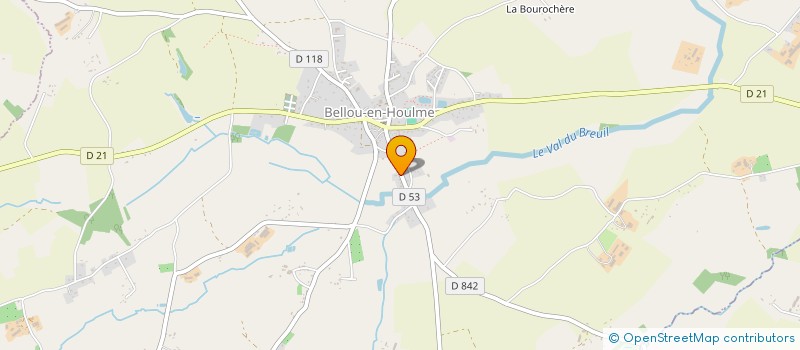 localisation de l'entreprise SOCIETE CIVILE IMMOBILIERE BLAVEN ET PAR ABREVIATION SCI BLAVEN à BELLOU-EN-HOULME
