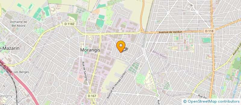 localisation de l'entreprise SOCIETE CIVILE IMMOBILIERE BLEUETS 31 à MORANGIS