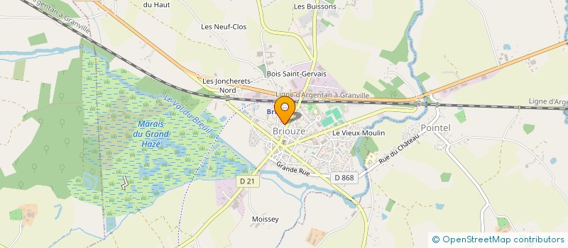 localisation de l'entreprise SOCIETE CIVILE IMMOBILIERE BLOC-2-J à SAINT-ANDRE-DE-BRIOUZE