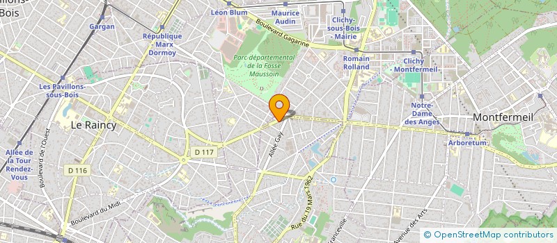 localisation de l'entreprise SOCIETE CIVILE IMMOBILIERE BMB à LIVRY-GARGAN