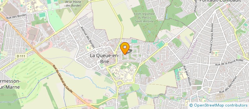 localisation de l'entreprise SOCIETE CIVILE IMMOBILIERE BMCV  LA QUEUE-EN-BRIE