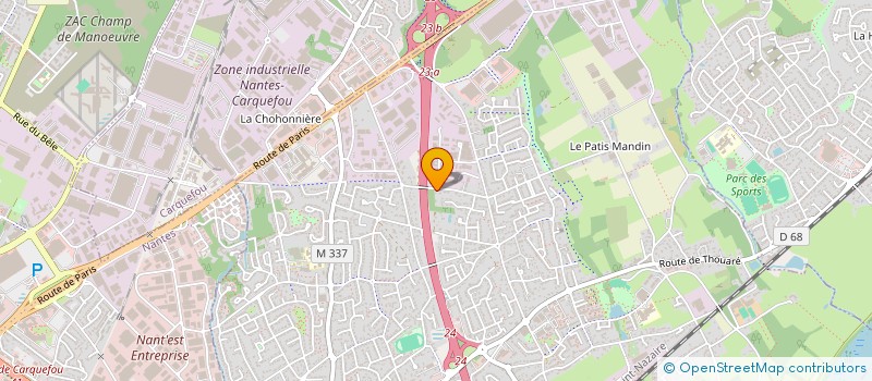 localisation de l'entreprise SOCIETE CIVILE IMMOBILIERE BN LEE  SAINTE-LUCE-SUR-LOIRE