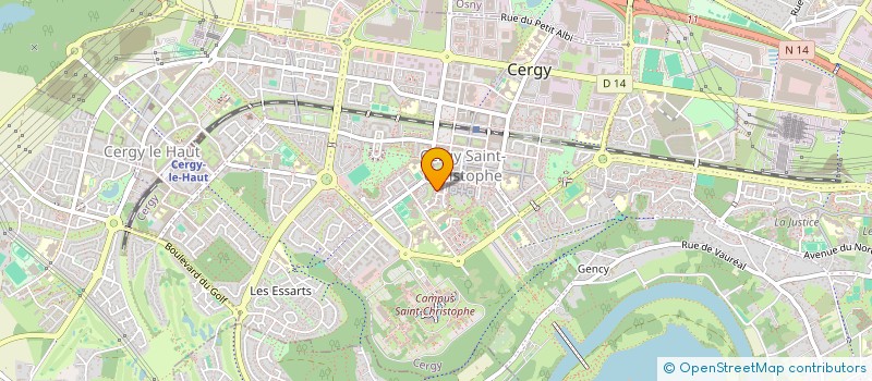 localisation de l'entreprise SOCIETE CIVILE IMMOBILIERE BNMP - IMMOBILIER  CERGY