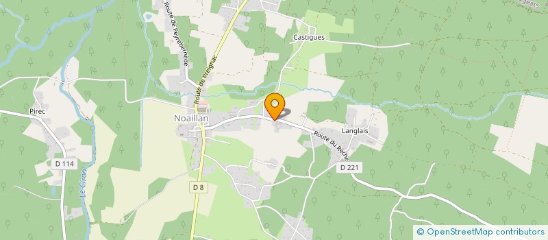 localisation de l'entreprise SOCIETE CIVILE IMMOBILIERE BON BAGAY  NOAILLAN