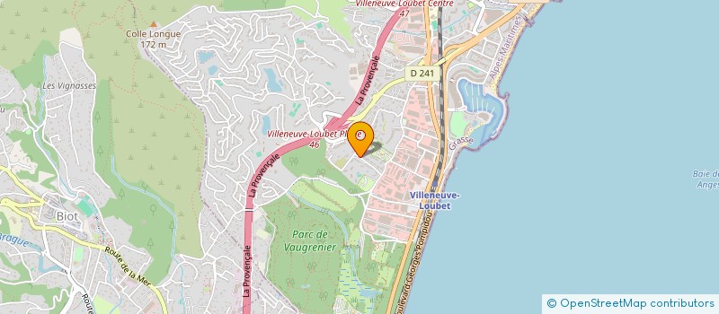 localisation de l'entreprise SOCIETE CIVILE IMMOBILIERE BON PLEIN à VILLENEUVE-LOUBET