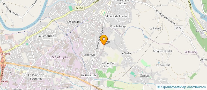 localisation de l'entreprise SOCIETE CIVILE IMMOBILIERE BONVIVAL  CUNAC