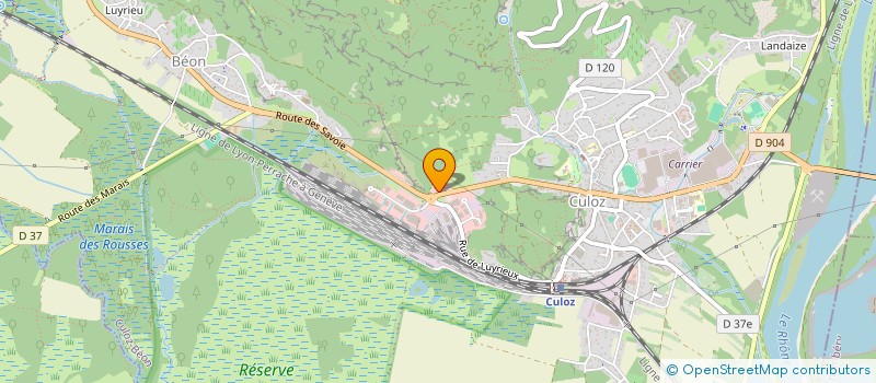 localisation de l'entreprise SOCIETE CIVILE IMMOBILIERE BONZY  CULOZ-BEON