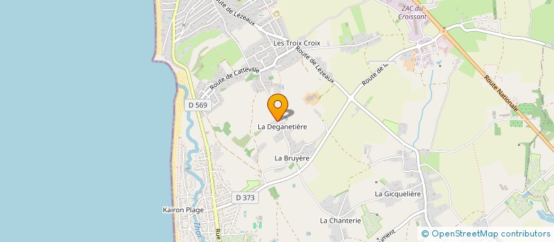 localisation de l'entreprise SOCIETE CIVILE IMMOBILIERE BORGHI SCI BORGHI  SAINT-PAIR-SUR-MER