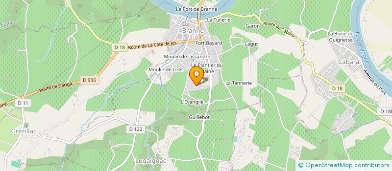 localisation de l'entreprise SOCIETE CIVILE IMMOBILIERE BORTOLUZZI DUNOGIER  SAINT-VINCENT-DE-PERTIGNAS