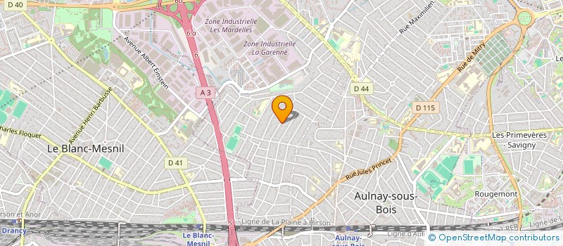 localisation de l'entreprise SOCIETE CIVILE IMMOBILIERE BOSQUETS  AULNAY-SOUS-BOIS
