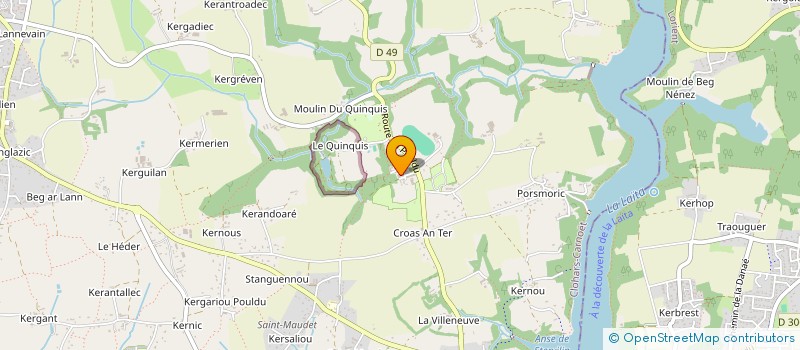 localisation de l'entreprise SOCIETE CIVILE IMMOBILIERE BOSSEUR DIT TOBY  CLOHARS-CARNOET