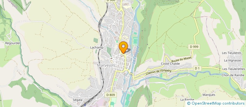 localisation de l'entreprise SOCIETE CIVILE IMMOBILIERE BOUDRISSI  MARVEJOLS