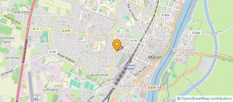 localisation de l'entreprise SOCIETE CIVILE IMMOBILIERE BOULLAULT à MACON