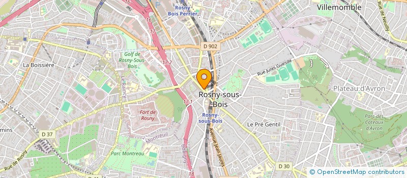 localisation de l'entreprise SOCIETE CIVILE IMMOBILIERE BOURBON à ROSNY-SOUS-BOIS