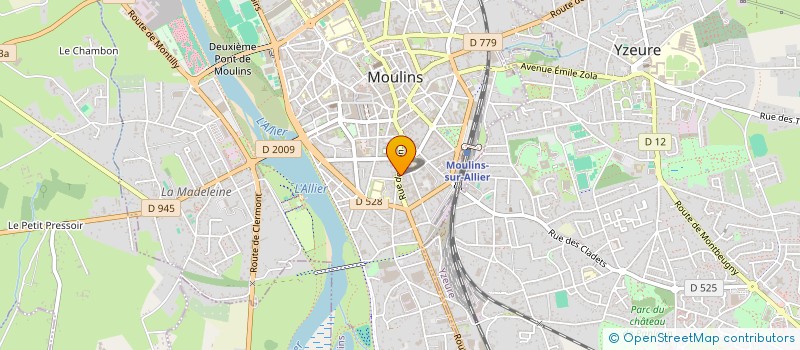 localisation de l'entreprise SOCIETE CIVILE IMMOBILIERE BOURDET à MOULINS
