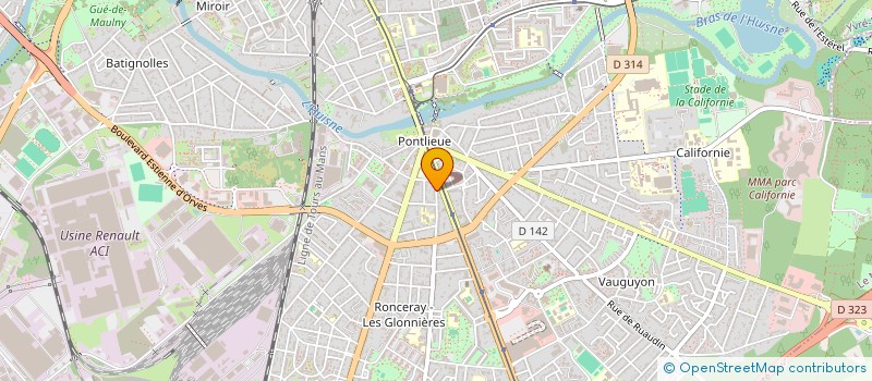 localisation de l'entreprise SOCIETE CIVILE IMMOBILIERE BOUTTEVIN  LE MANS