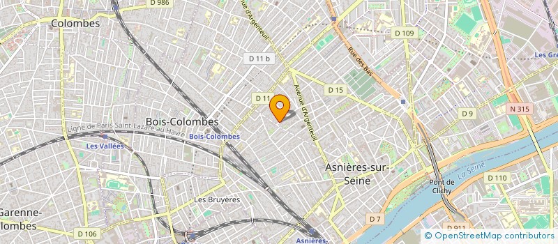 localisation de l'entreprise SOCIETE CIVILE IMMOBILIERE BP à ASNIERES-SUR-SEINE