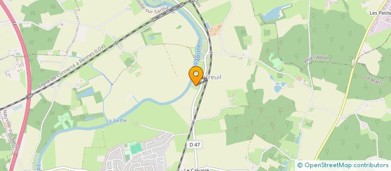 localisation de l'entreprise SOCIETE CIVILE IMMOBILIERE BRAB  LA BAZOGE