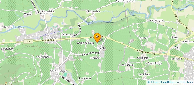 localisation de l'entreprise SOCIETE CIVILE IMMOBILIERE BRAMBOULI  SAINT-LAGER