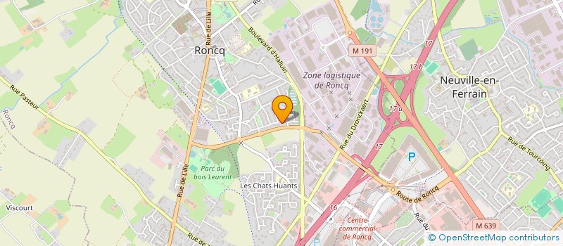 localisation de l'entreprise SOCIETE CIVILE IMMOBILIERE BREBAR à RONCQ