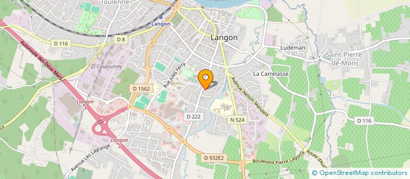 localisation de l'entreprise SOCIETE CIVILE IMMOBILIERE BRETCOM EN ABREGE SCI BRETCOM à LANGON