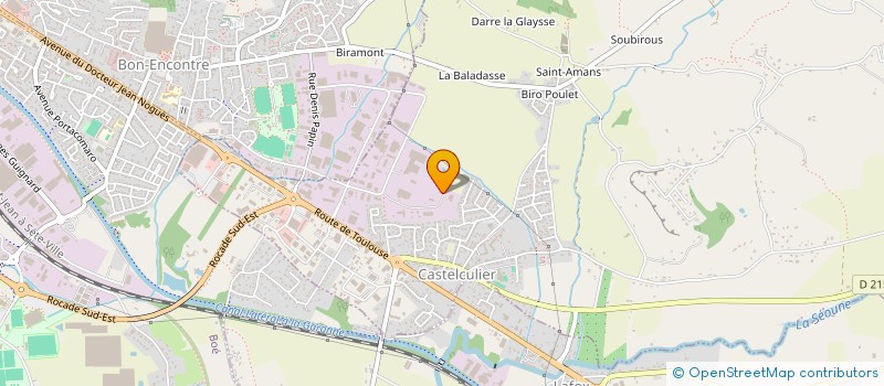 localisation de l'entreprise SOCIETE CIVILE IMMOBILIERE BRIGINAT  CASTELCULIER