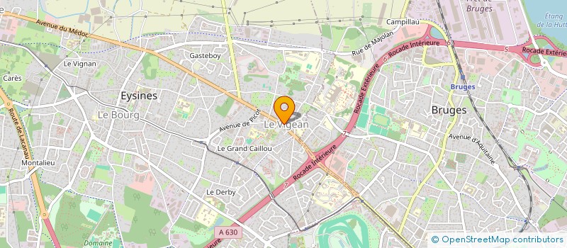 localisation de l'entreprise SOCIETE CIVILE IMMOBILIERE BRION DUBERGA  EYSINES