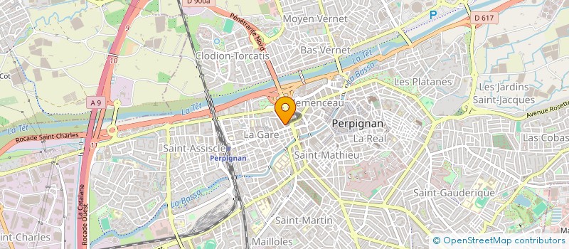 localisation de l'entreprise SOCIETE CIVILE IMMOBILIERE BRIS  PERPIGNAN