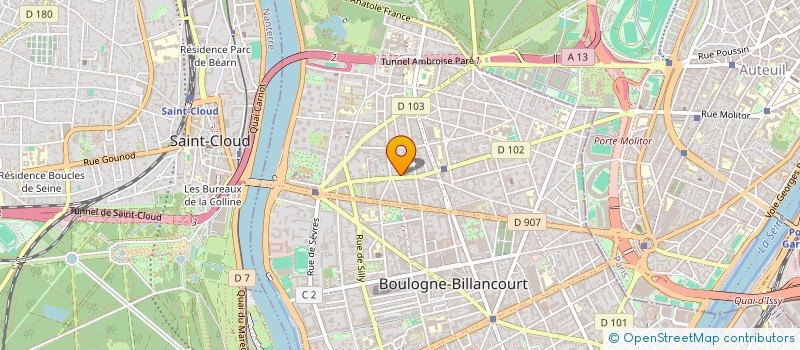 localisation de l'entreprise SOCIETE CIVILE IMMOBILIERE BRIT à BOULOGNE-BILLANCOURT