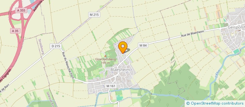 localisation de l'entreprise SOCIETE CIVILE IMMOBILIERE BRO'SER  BLAESHEIM