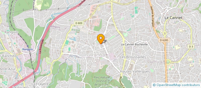 localisation de l'entreprise SOCIETE CIVILE IMMOBILIERE BRUMAL à LE CANNET
