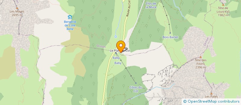 localisation de l'entreprise SOCIETE CIVILE IMMOBILIERE BRUN  ORNON