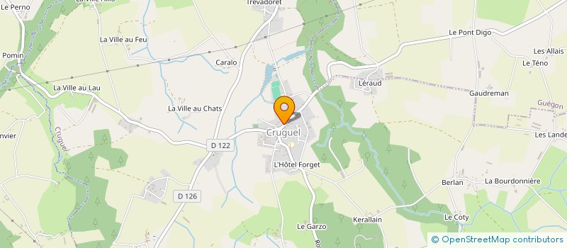 localisation de l'entreprise SOCIETE CIVILE IMMOBILIERE BRUNO CLAUDE LILIANE VANDOORN  CRUGUEL