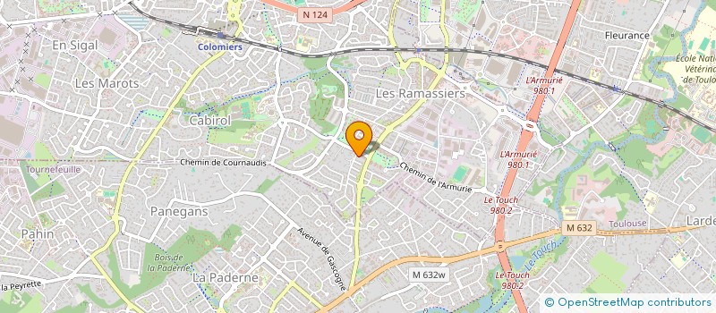 localisation de l'entreprise SOCIETE CIVILE IMMOBILIERE BRUSTELLOISE ET PAR ABREVIATION SCI BRUSTELLOISE à COLOMIERS