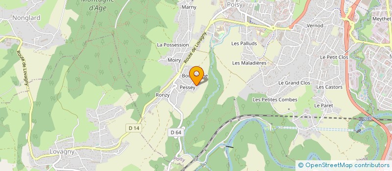 localisation de l'entreprise SOCIETE CIVILE IMMOBILIERE BRUYERE  POISY