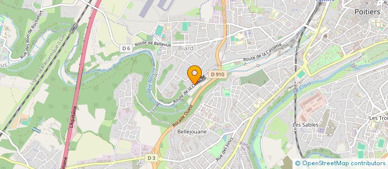 localisation de l'entreprise SOCIETE CIVILE IMMOBILIERE BTG IMMO, SCI BTG IMMO  BIARD