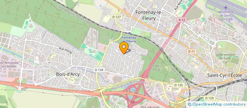 localisation de l'entreprise SOCIETE CIVILE IMMOBILIERE BUGHIN ETC  BOIS-D'ARCY