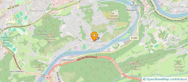 localisation de l'entreprise SOCIETE CIVILE IMMOBILIERE BULLE à BESANCON