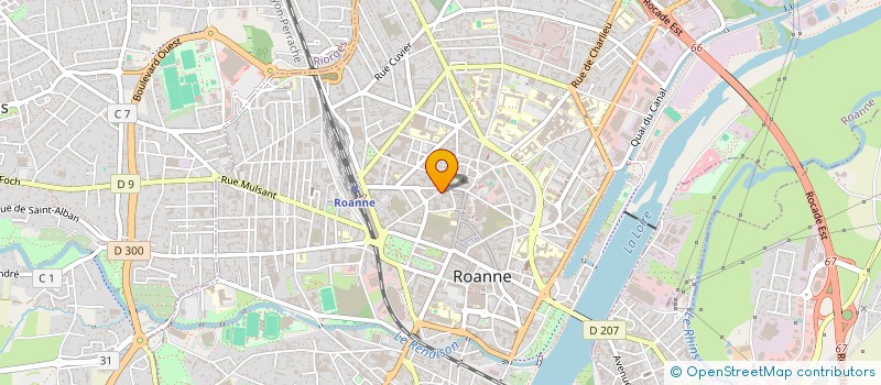 localisation de l'entreprise SOCIETE CIVILE IMMOBILIERE BULLE D'ERE  ROANNE