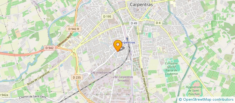 localisation de l'entreprise SOCIETE CIVILE IMMOBILIERE BYD IMMO  CARPENTRAS