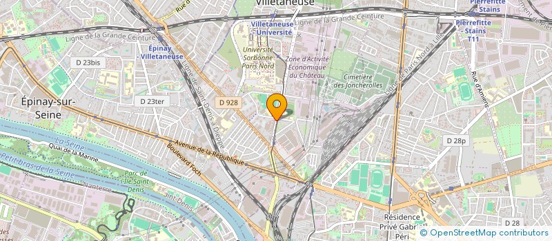 localisation de l'entreprise SOCIETE CIVILE IMMOBILIERE C.A.P.  VILLETANEUSE