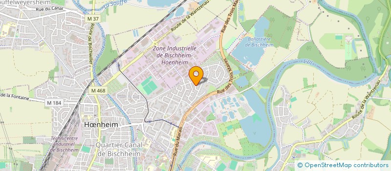 localisation de l'entreprise SOCIETE CIVILE IMMOBILIERE C.D.E.  HNHEIM