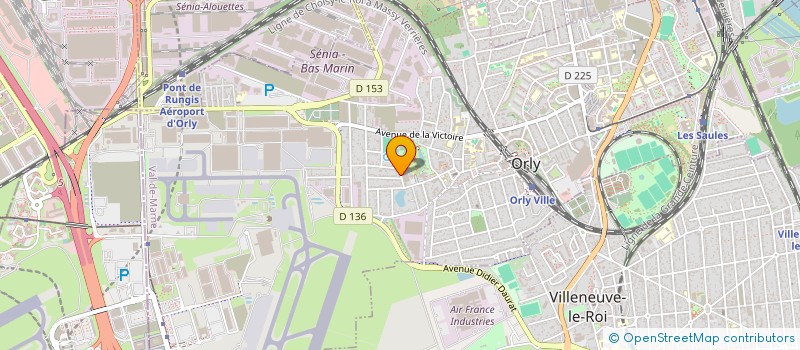 localisation de l'entreprise SOCIETE CIVILE IMMOBILIERE C.E.D.D. PAR ABREVIATION SCI C.E.D.D.  ORLY