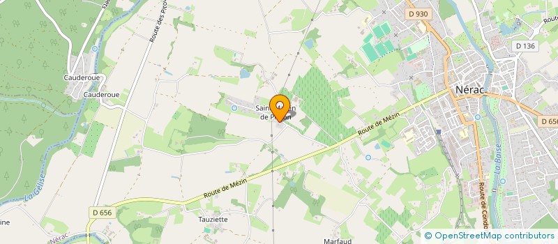 localisation de l'entreprise SOCIETE CIVILE IMMOBILIERE C'EST FOU CE QUE CA COULE DE SOURCE  NERAC